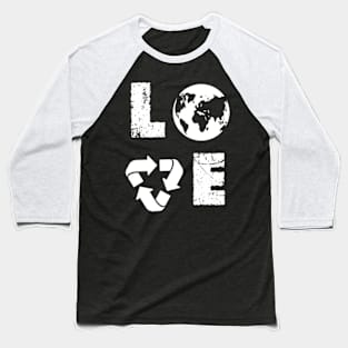 happy funny  earth day 2024 gift april 22 Cute Teacher  Lover Rainbow Baseball T-Shirt